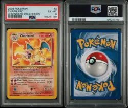 2002 Pokemon Legendary Collection #3 Charizard Legendary Collection PSA 6 - Image 4
