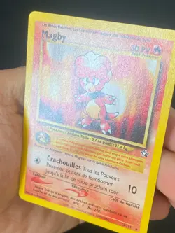 CARTE POKEMON MAGBY 23/111 FR RARE NEO GENESIS - EXC - Image 2