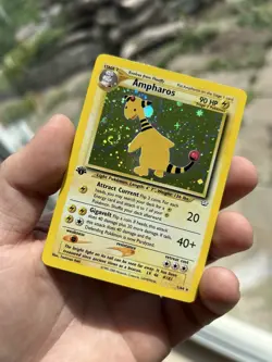 Pokemon Cards: Neo Revelation 1st Edition Rare Holo: Ampharos 1/64 - Image 2