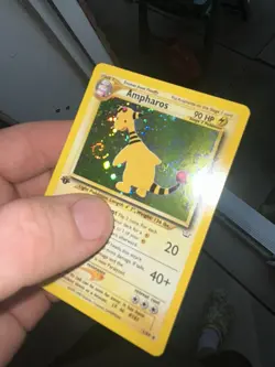 Pokemon Cards: Neo Revelation 1st Edition Rare Holo: Ampharos 1/64 - Image 5