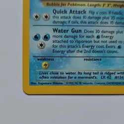 Pokemon TCG Vaporeon Jungle 12/64 Holo Rare 1999 The Pokemon Company Unlimited - Image 5