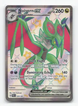 Pokemon TCG - Noivern ex 220/091 Near Mint Shiny Ultra Rare Paldean Fates - Image 1