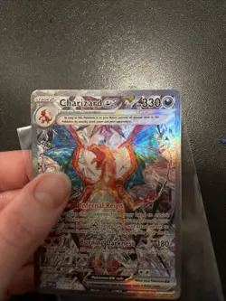 Pokemon TCG Charizard EX Holo Obsidian Flames Sir 223/197 Near Mint Condition - Image 5