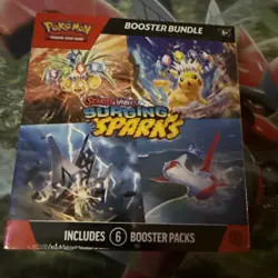 Pokemon Surging Sparks Booster Bundle Scarlet & Violet Factory Sealed 6 Packs - Image 1