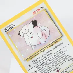 Pokemon TCG - Clefairy 5/102 Base Set Holo Rare WOTC - EXC/NM - Image 1