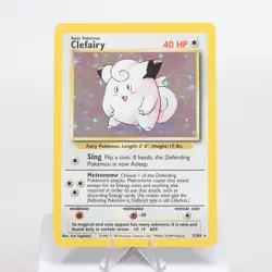Pokemon TCG - Clefairy 5/102 Base Set Holo Rare WOTC - EXC/NM - Image 2