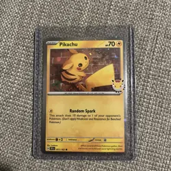 Pikachu (Pokemon Day 2026) 051/162 w/ Coin - NM - Image 2
