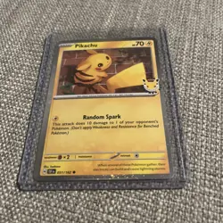 Pikachu (Pokemon Day 2026) 051/162 w/ Coin - NM - Image 4