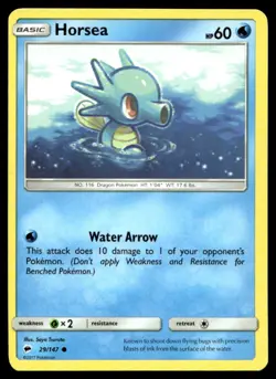 Horsea SM - Burning Shadows 29/147 MP Pokemon TCG | Buy10 Get10 Free - Image 1