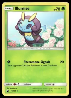 Illumise SM - Celestial Storm 18/168 MP Pokemon TCG | Buy 10 Get 10 Free - Image 1