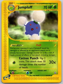 JUMPLUFF POKEMON AQUAPOLIS 17/147 RARE LP - Image 2