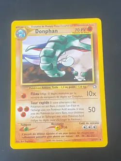 CARTE POKEMON DONPHAN 21/111 FR RARE NEO GENESIS - TBE/EXC - Image 1