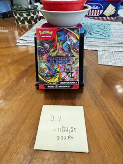 Pokemon Mega Evolution Phantasmal Flames Booster Bundle Sealed - Image 1