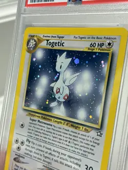Pokemon PSA 8 Graded TCG Neo Genesis HOLO Togetic FREE SHIPPING - Image 4