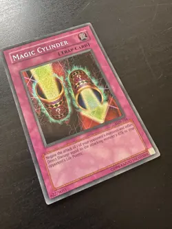 Yugioh Magic Cylinder LON-104 OG Print Secret Rare LP - Image 4