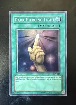 Dark-Piercing Light Holo MP1-015 McDonald's Promo Limited Edition Yu-Gi-Oh TCG - Image 1