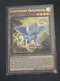 Lightsworn Dragonling LEDE-EN023 Legacy of Destruction 1st Edition Ultra Rare LP - Image 1