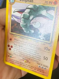 CARTE POKEMON DONPHAN 21/111 FR RARE NEO GENESIS -EXC/NM - Image 2