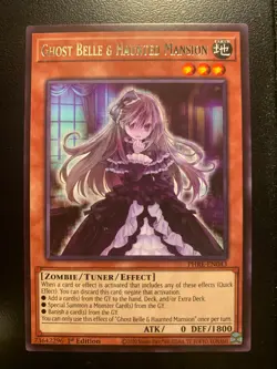 Phantom Revenge Yu-Gi-Oh! TCG PHRE-EN043 Ghost Belle & Haunted Mansion 1st Ed - Image 1