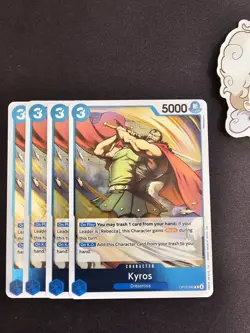 4x OP15-042 Kyros R Playset -One Piece TCG- Adventure on Kami's Island English - Image 1
