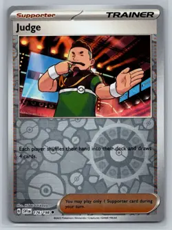 Judge #176/198 SV01: Scarlet & Violet Base Set Reverse Holo Pokemon Cards H41 - Image 1