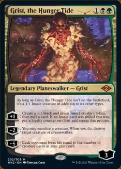 MTG English Grist, the Hunger Tide NM Normal Modern Horizons 2 - Image 1