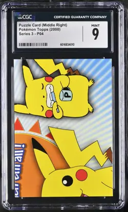 CGC 9 Puzzle Card (Middle Right) P04 Topps Series 3 2000 Pokemon Card - Image 1