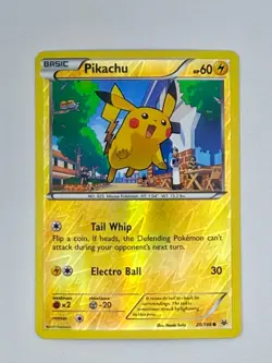 🇨🇦 Pikachu 20/108 Roaring Skies Reverse Holo Pokemon Card NM - Image 1