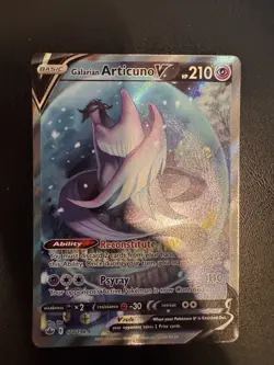 2021 Pokemon SWSH Chilling Reign Galarian Articuno V #170/198 - Image 1