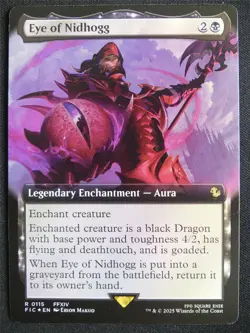 Eye of Nidhogg Extended Foil - FIC - Mtg Card #3DV - Image 1