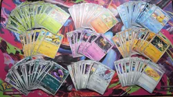 Destined Rivals Bulk 137 Card Lot NO DUPLICATES Common, Holo/Reverse Holo Bundle - Image 1