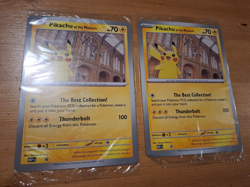 2 x Pokemon TCG Pikachu at the Museum Oversized Jumbo Promo Cards - New Sealed - Image 1