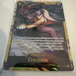 One Piece Card Game Crocodile OP14-120 SEC | Special Foil | Near Mint - Image 2