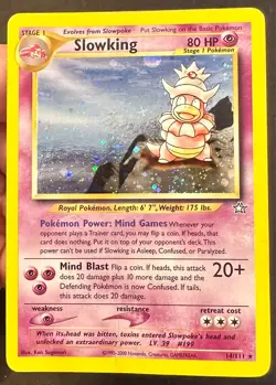 Slowking 14/111 2000 Neo Genesis Pokemon Card TCG Vintage WOTC Holo Rare - Mp - Image 2