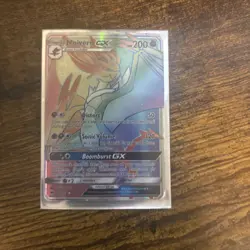 Pokemon TCG Noivern GX Holo Secret Rare Card Burning Shadows 160/147 - Image 1