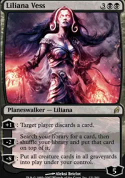 MTG English Liliana Vess NM Normal Lorwyn - Image 1