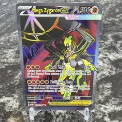 POKEMON TCG Perfect Order MEGA ZYGARDE EX IR Full Art Holo Card 104/088 - Image 1
