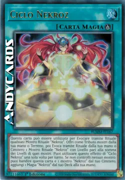 Prevendita CICLO NEKROZ • (Nekroz Cycle) • Ultra R • BLMM IT167 • 1Ed • Yugioh! - Image 1