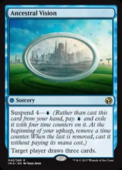 MTG English Ancestral Vision NM Normal Iconic Masters - Image 1