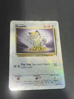 Meowth Legendary Collection 2002 Reverse Holo Pokemon Card TCG - Image 1