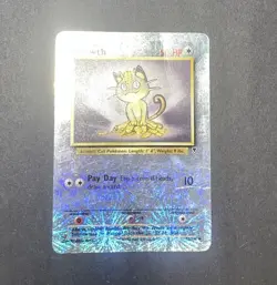 Meowth Legendary Collection 2002 Reverse Holo Pokemon Card TCG - Image 3