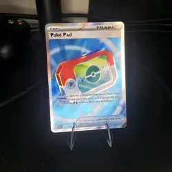 Poke Pad Full Art Holo Trainer-Item SVP 113/088 Pokemon TCG Card - Image 1