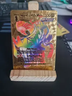 Rapid Strike Urshifu Vmax 169/163 Pokemon Gold Card Brand New - Image 3