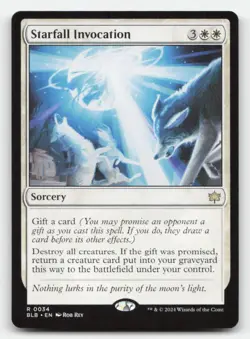 Starfall Invocation 34 Rare Bloomburrow Magic: The Gathering Near Mint - Image 1