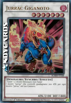 Prevendita JURRAC GIGANOTO • Ultra R • BLMM IT148 • 1Ed • Yugioh! • ANDYCARDS - Image 1