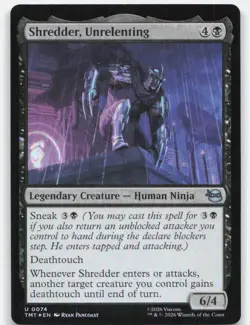 Shredder, Unrelenting *Foil* TMT 74 NM - Image 1