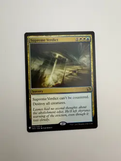 Magic: The Gathering Sorcery Supreme Verdict Supreme Verdict Rare Regular - Image 1