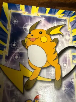 Pokemon Topps Blue Label 1999 Raichu #26 TV Animation Edition Non Holo Near Mint - Image 3