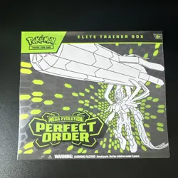 Pokemon TCG Mega Evolution Perfect Order Elite Trainer Box ETB Factory Sealed - Image 1