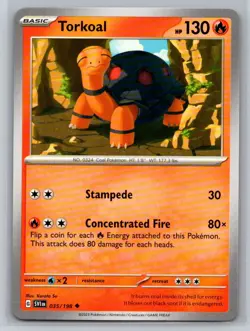 Torkoal #035/198 SV01: Scarlet & Violet Base Set Uncommon - Pokemon Cards H2 - Image 1